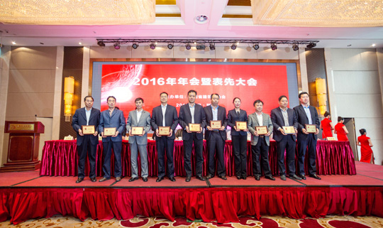 星空体育(StarSky Sports)官方网站总工程师陈建中（左五）上台领奖